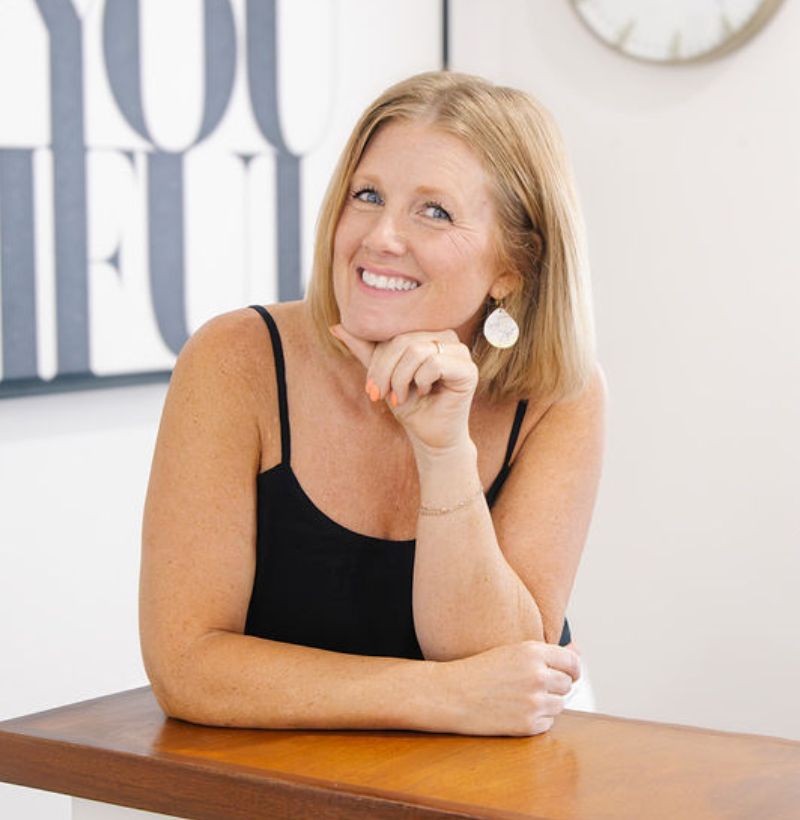 headshot of abby stoltzfuz owner of salt and moxie co hair salon in paso robles